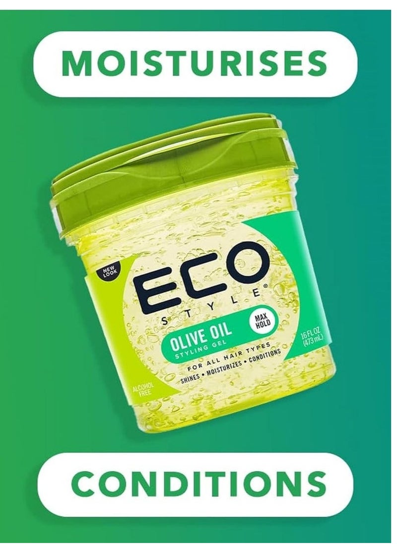 ECO Professional Olive Oil Styling Gel  - Image 2