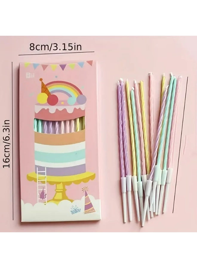 Kandid Decorative Birthday Candles for Celebrations, Anniversary, Wedding, Romantic Evening (MUILTICOLOUR) - Image 3