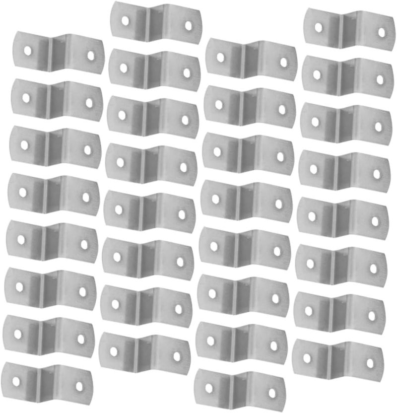Angoily Pcs Secure Your Photos Offset Canvas Photo Hanging Clips z Shape Frame Backing Clips Easy to Use - Image 3