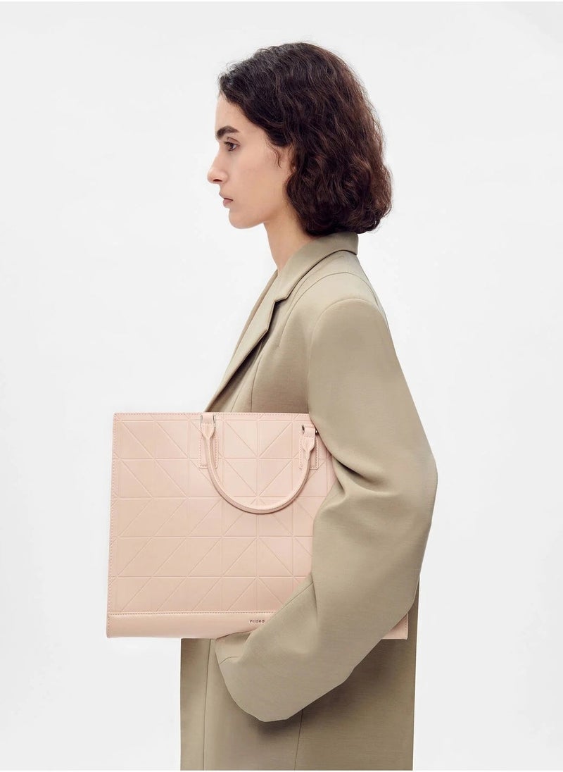 Pedro - Pedro Studio Leather Pixel Tote Bag - Image 1