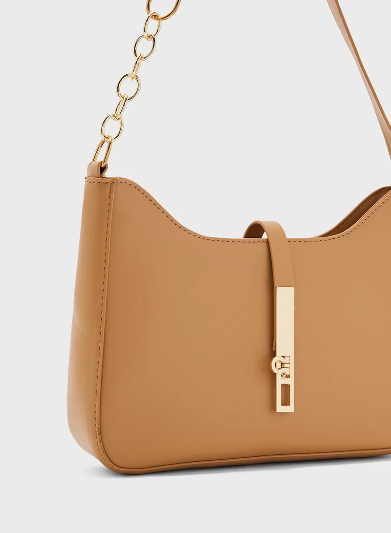 ايلا Trim Detail Shoulder Bag