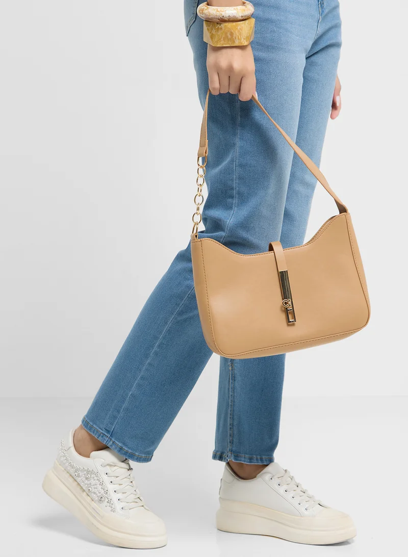 ايلا Trim Detail Shoulder Bag