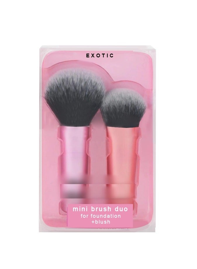 Exotic Mini Brush Duo, Rust - Image 1