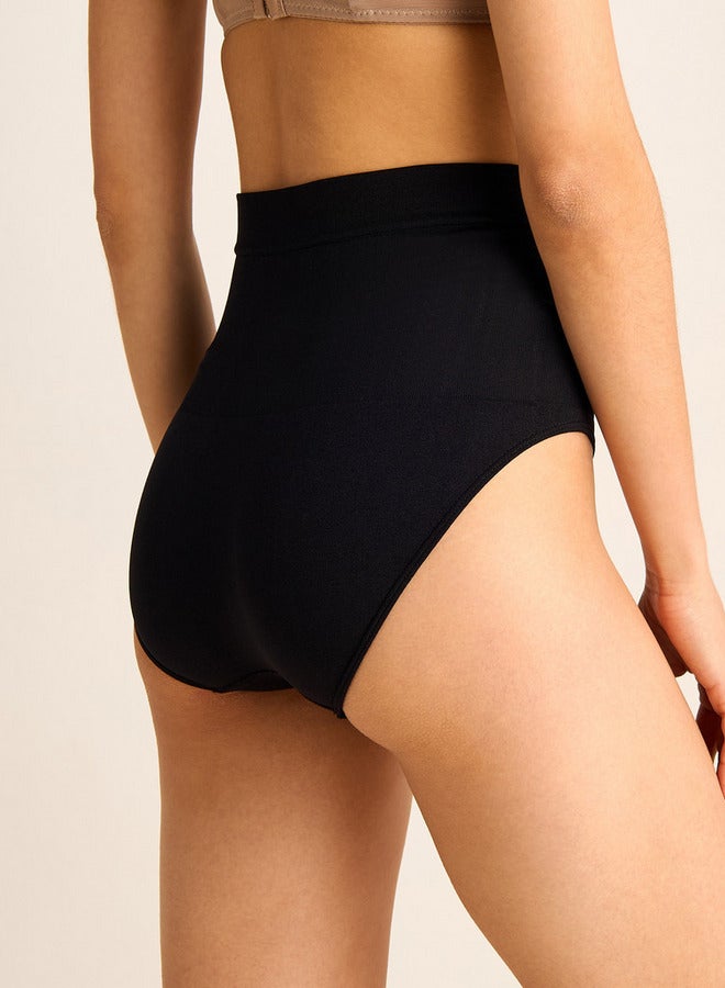 سبلاش فيڤ شورت تشكيل بخصر مطاطي - Image 2