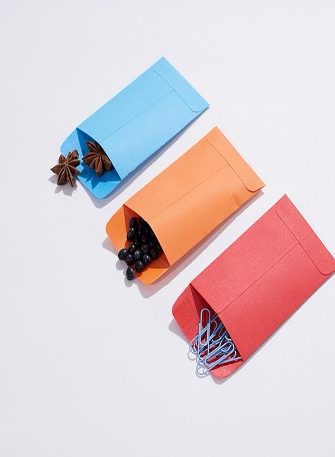 Fadayunn Small Envelopes Cash Envelopes Colored Money Envelopes Small Coin Envelopes 2.4"×3.5" Mini Little Seed Envelope for Coin Cash Check Budget Item Keys Stamps Seeds - Image 4