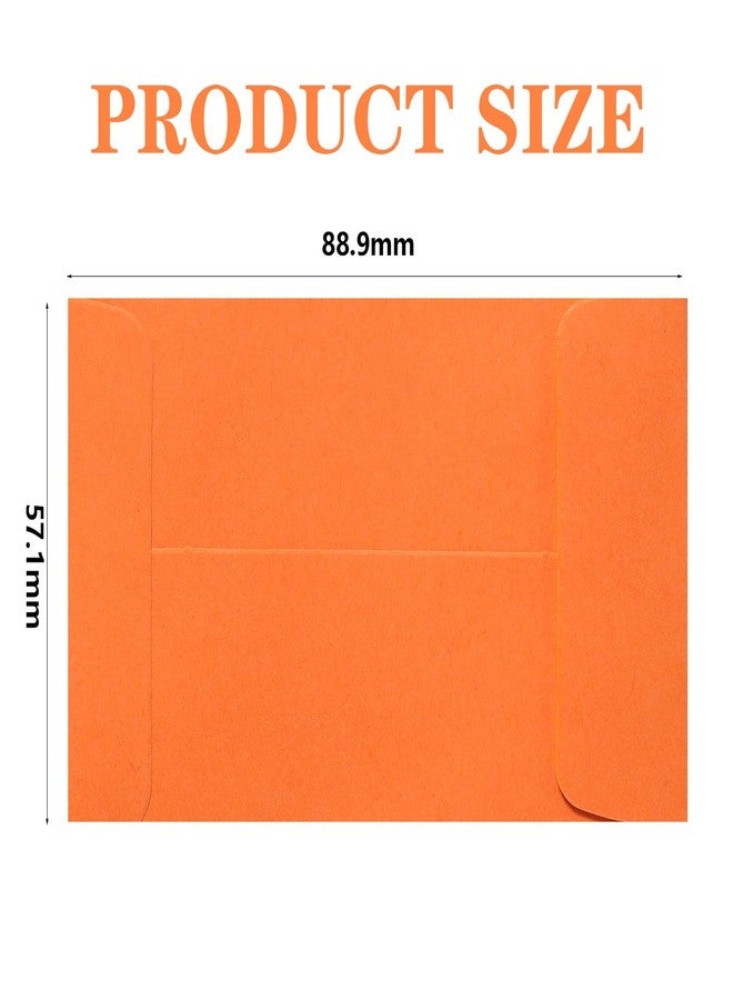 Fadayunn Small Envelopes Cash Envelopes Colored Money Envelopes Small Coin Envelopes 2.4"×3.5" Mini Little Seed Envelope for Coin Cash Check Budget Item Keys Stamps Seeds - Image 2