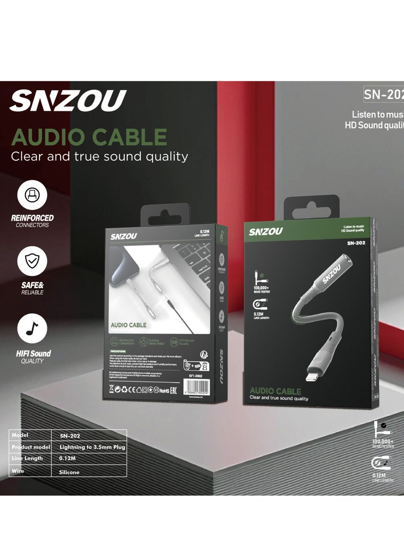 SNZOU Snzou Audio Bridge Lightning to 3.5mm Adapter - Image 2