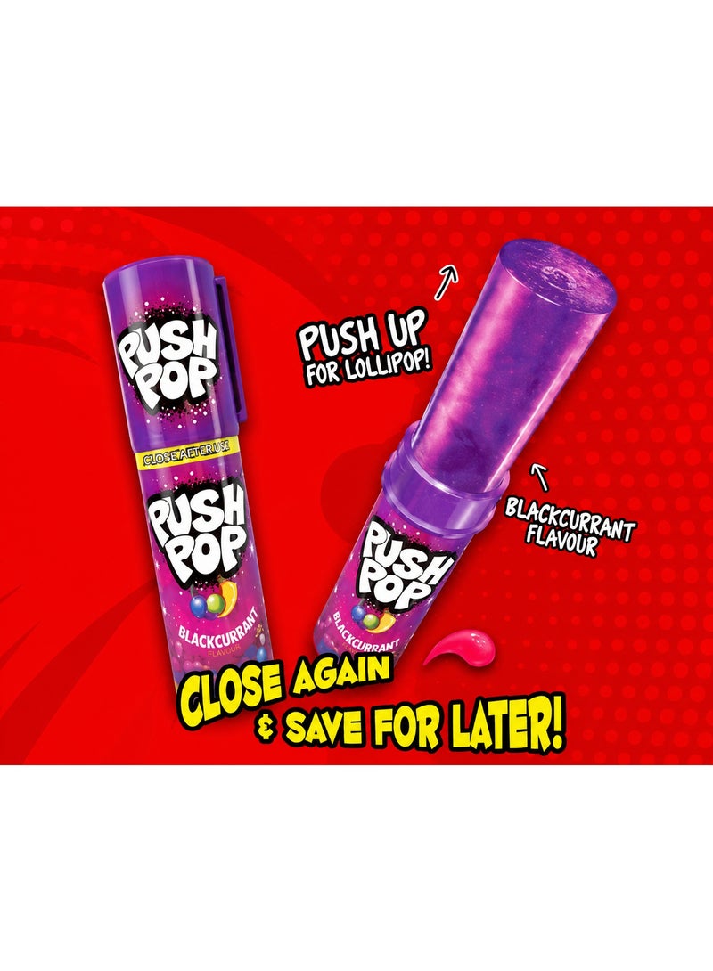 بوش بوب مصاصات الدفع بنكهة التوت (Push Pop Candy) – عبوة توفير 6 قطع | حلوى تفاعلية قابلة للإغلاق وإعادة الاستخدام | نكهة توت لذيذة ومنعشة | سناك للأطفال والحفلات والمدارس والهدايا - Image 2