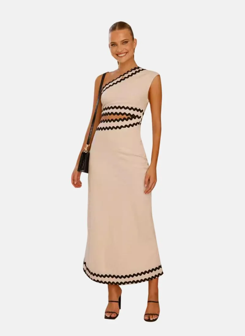 YUNIQEE Cutout One-Shoulder Dress
