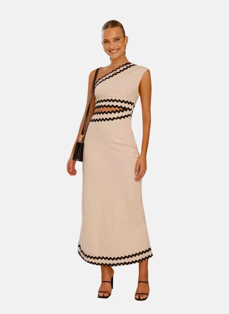 YUNIQEE Cutout One-Shoulder Dress - Image 1