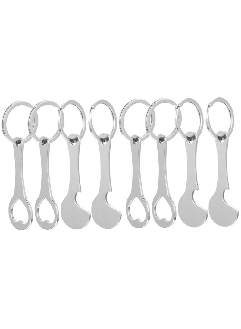 KASTWAVE 8Pcs Shopping cart Token Shopping Trolley Key Ring Shopping cart Coin Keychain Trolley Coin Keychain Shopping Trolley Tokens Key Ring Grocery cart Tokens Portable cart Wooden Metal - Image 1