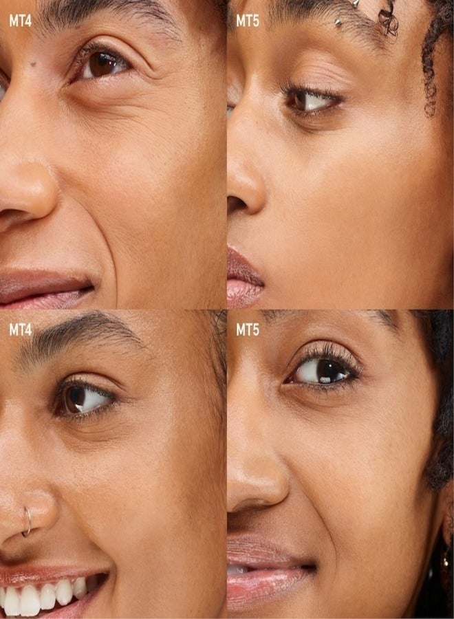 جلوسير كريم أساس سائل لامع - تغطية قابلة للبناء، لون أسمر متوسط ​​4 - لون أساسي خوخي 30 مل - Image 5