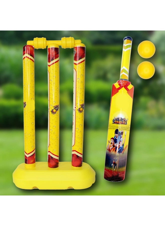 ماجيك - مجموعة ألعاب الكريكيت من Majik Bat and Ball للأطفال للعب في الأماكن المغلقة والمفتوحة - Image 1