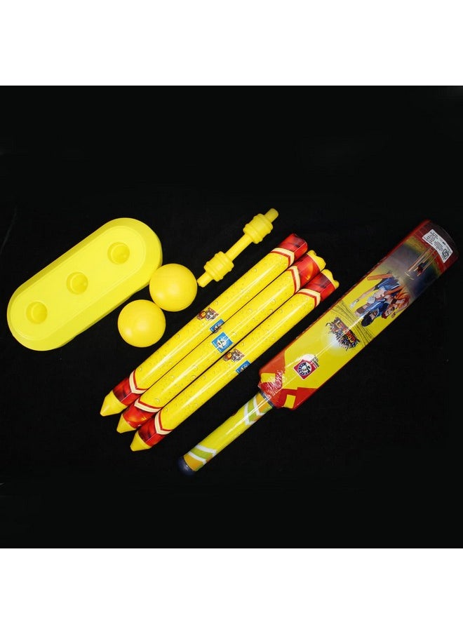 ماجيك - مجموعة ألعاب الكريكيت من Majik Bat and Ball للأطفال للعب في الأماكن المغلقة والمفتوحة - Image 1
