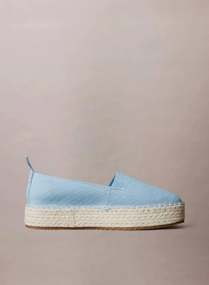 Calvin Klein Jeans Canvas Platform Espadrilles