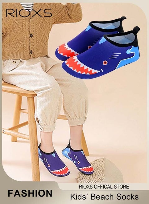 Kids Water Shoes Beach Socks, Toddler Baby Girls Boys Barefoot, Quick-Dry Non-Slip Swim Socks, Quick-Dry Non-Slip Diving Socks, Sports Shoes For Kid In Beach Swimming Pool Water Park
