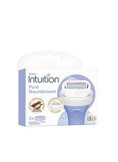 Intuition Pure Nourishment Razor Refill Cartridges For Women 3 Cartridges 