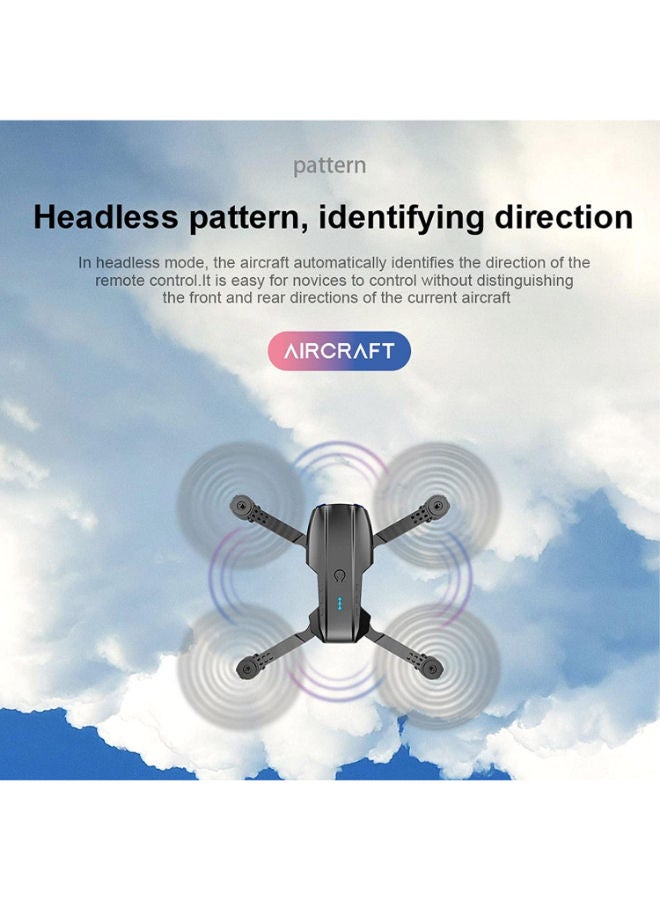 E99 Pro FPV Drone with HD Dual Camera RC Quadcopter with 3D Flips Gesture Photo, Trajectory Flight, Obstacle Avoidance, Headless Mode and 2 Battery (BLACK) - Image 5