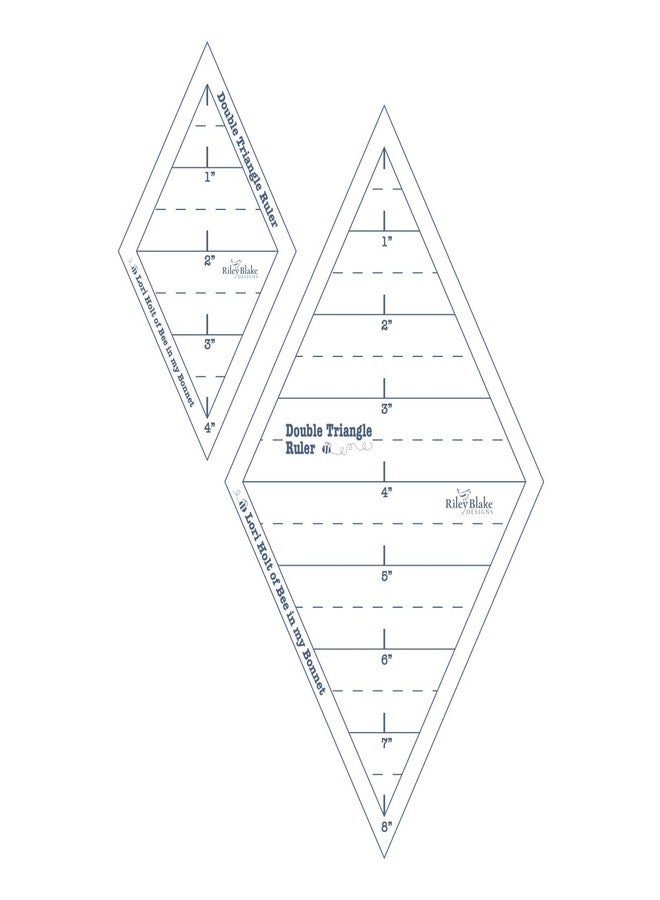 Lori Holt Double Triangle Ruler - Image 1