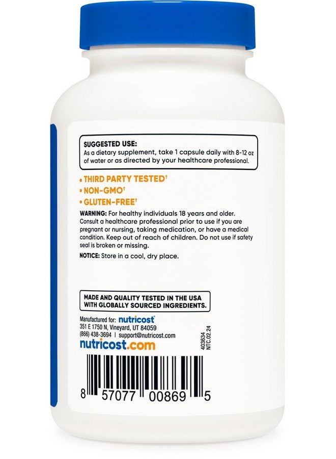 Nutricost Vitamin K2 (MK4) 240 Capsules (100mcg) - Gluten Free and Non-GMO - Image 4