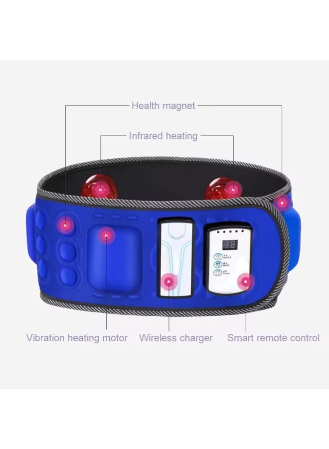 OLYMPIA Microcomputer Magnetic Massage Health Belt with 9 Massage Modes, 9 Intensity Levels, Vibration Massage, Magnetic Therapy, Digital Control for Waist, Back, Abdomen, Muscle Relaxation and Home Travel Use - Image 4