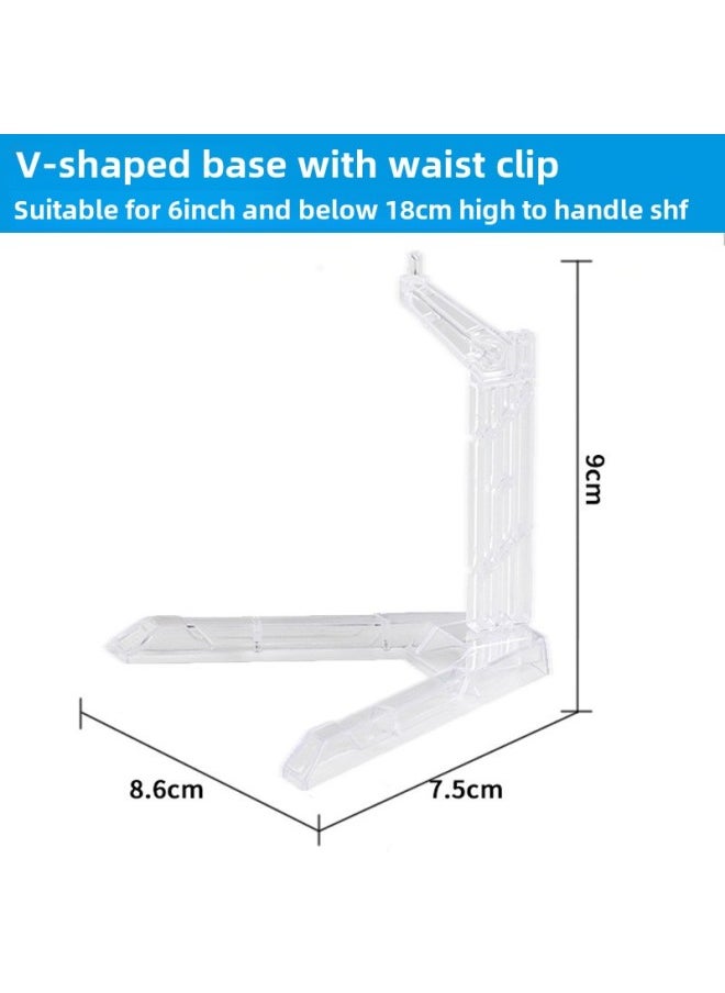 Generic - Q Version Of The Animation Hand Stand BB Model Display Stand Base SD 1/144 Gundam Toy Hand Around-Color:Transparent - Image 1