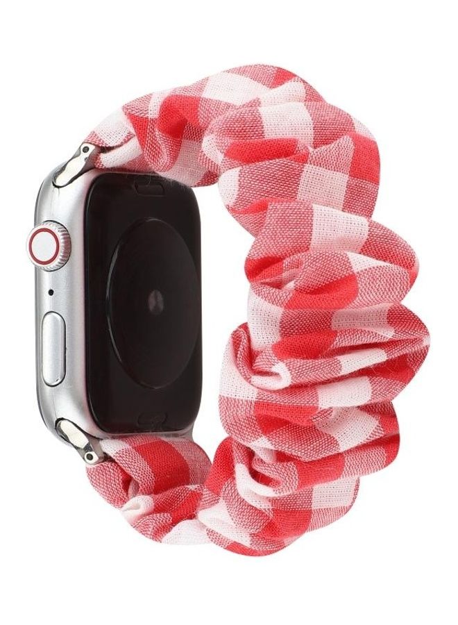 NIBEMINENT Replacement Watchband for Apple Watch Series 7/6/5/4/3/2/1/SE 42/44/45mm Red  - Image 1