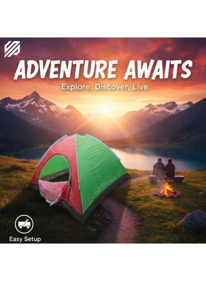 Spall 5 Person Camping Tent Lightweight Waterproof Outdoor Hiking Shelter - Image 4