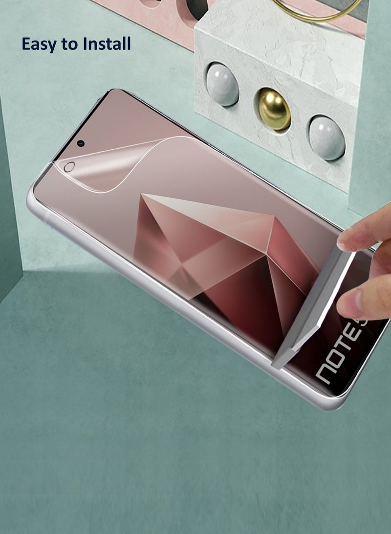 Wtech Infinix Note 50s 5G 2025 Premium Hydrogel Film Thin and Flexible Screen Protector (MSHFMN) - Clear - Image 4