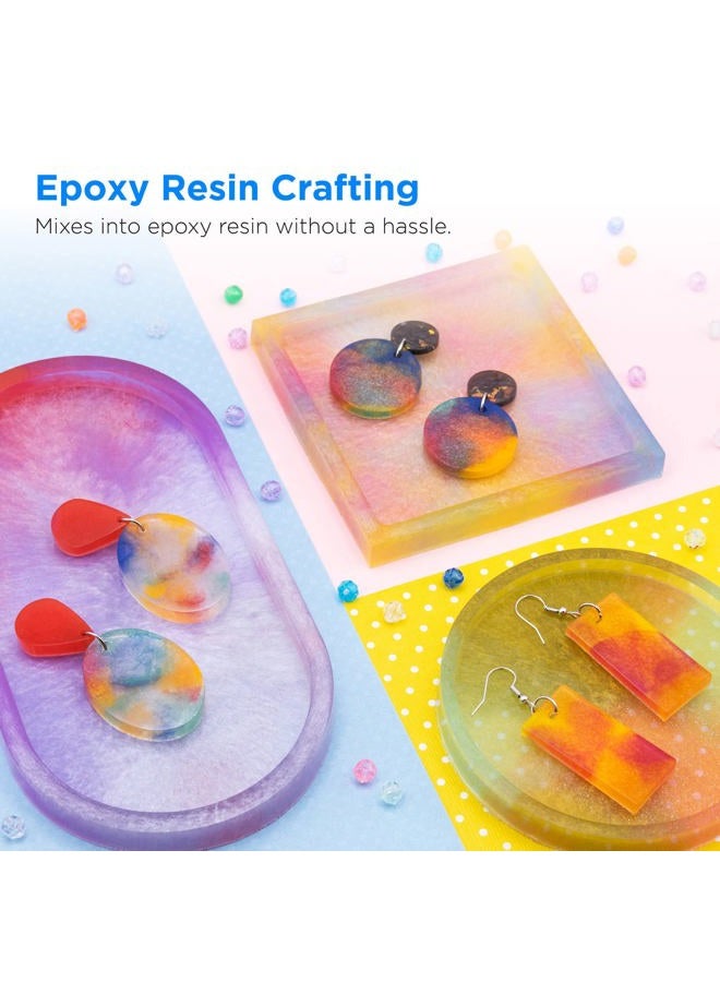 Rolio Mica Powder Pearlescent Color Pigment - Art Set for Resin Epoxy - for Soap Making, Nail Polish, Lip Gloss Set, Eye Shadow, Bath Bomb, Slime & Candle - 10g, 12 Jars - (Earth Colors) - Image 3