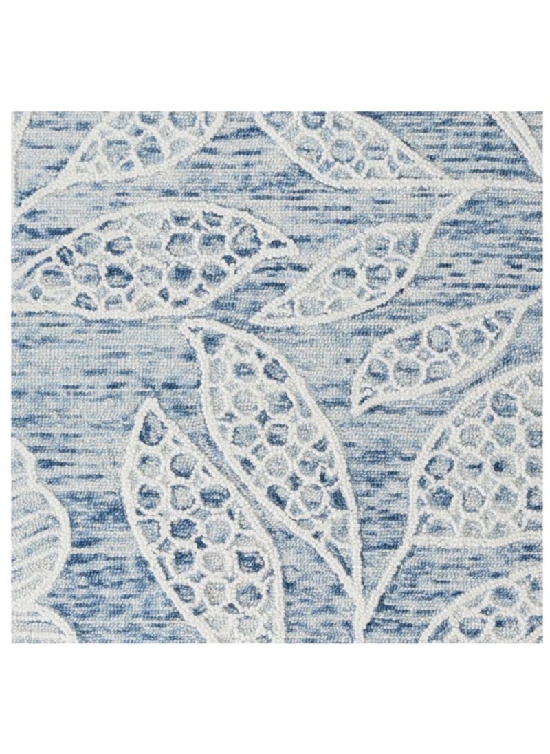 AURUM HOME AH032C Hand Tufted  Modern Area Rug  Indoor Living Dining Bedroom Room and Gallery Area Rugs Loop Cut Pile Wool, Rectangle  - Image 3