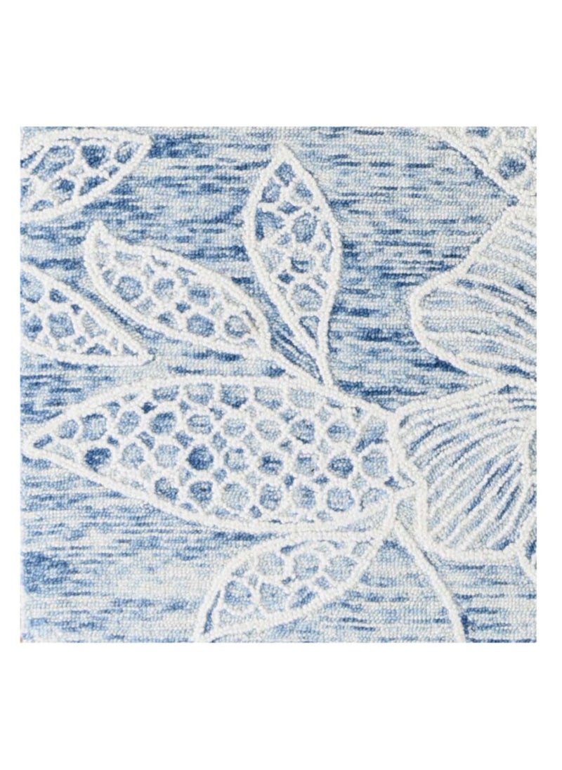 AURUM HOME AH032C Hand Tufted  Modern Area Rug  Indoor Living Dining Bedroom Room and Gallery Area Rugs Loop Cut Pile Wool, Rectangle  - Image 4