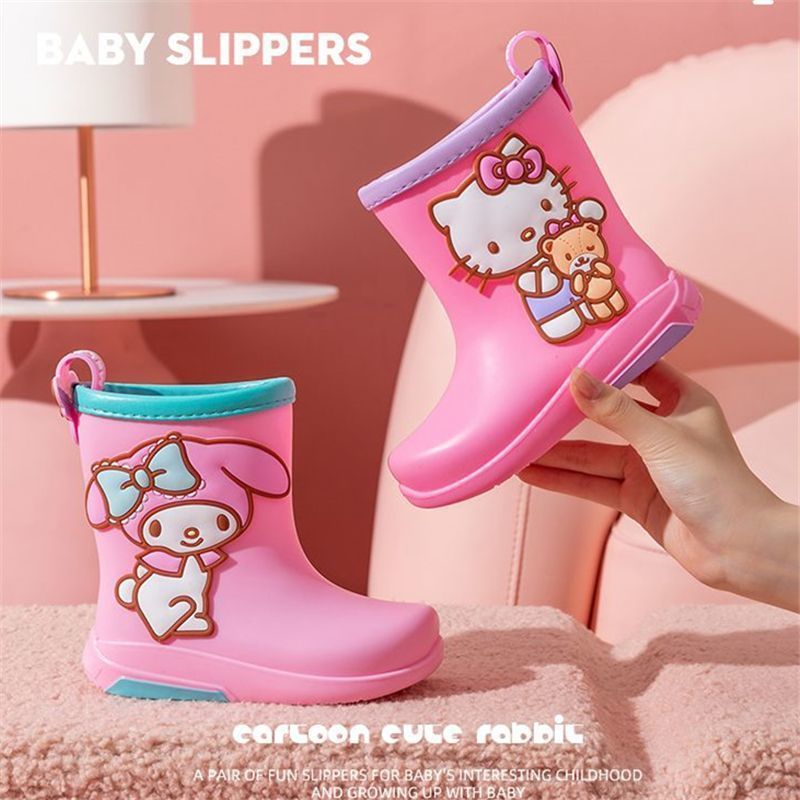 Cartoon Kindergarten Students Outdoor Rain Boots Sanrio Genuine Children'S Rain Boots Trendy Non-Slip Children'S Mid-Calf Water Shoes - Image 5