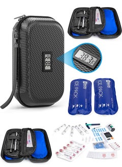 Bukela Medical Insulin Travel Case,Small Fridge Cooler, Insulin Cooler Case Portable Insulin Bag Travel Keep Chilled at 2-8 Degrees  - Image 1