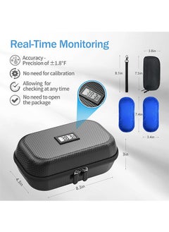 Bukela Medical Insulin Travel Case,Small Fridge Cooler, Insulin Cooler Case Portable Insulin Bag Travel Keep Chilled at 2-8 Degrees  - Image 4