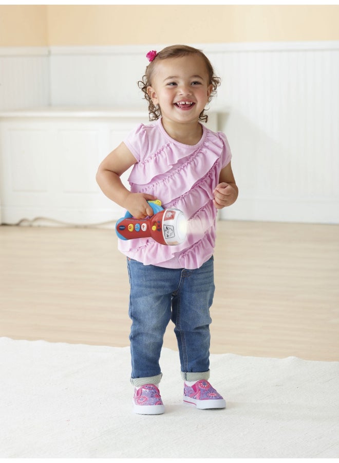 vtech Spin & Learn Color Flashlight Toy with Light-Up Colors, Music & Animal Sounds for Babies - Image 5