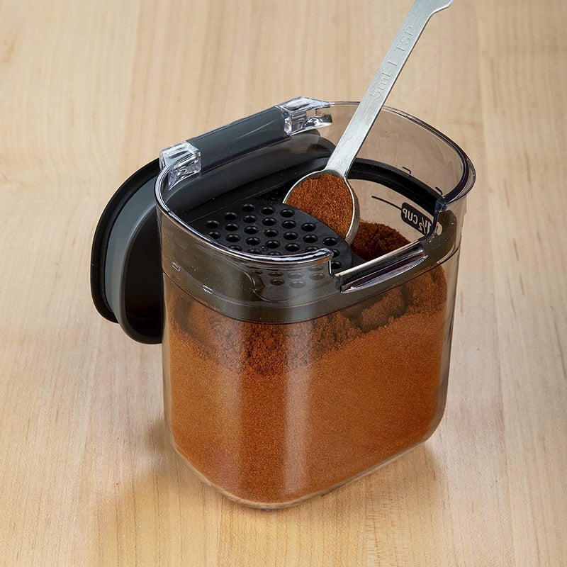 Progressive PKS-401 1.5 Cup Mini Prokeeper+ Airtight Silicone Seal Storage Container Great For Spices & Baking Acessories (6- Piece) - Image 5