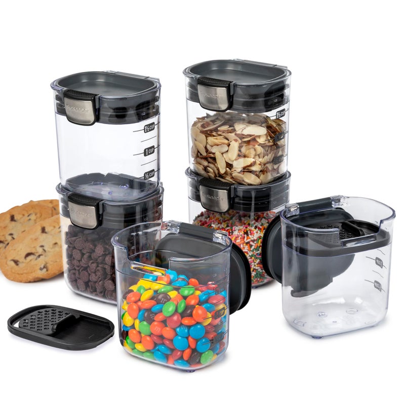 Progressive PKS-401 1.5 Cup Mini Prokeeper+ Airtight Silicone Seal Storage Container Great For Spices & Baking Acessories (6- Piece) - Image 3