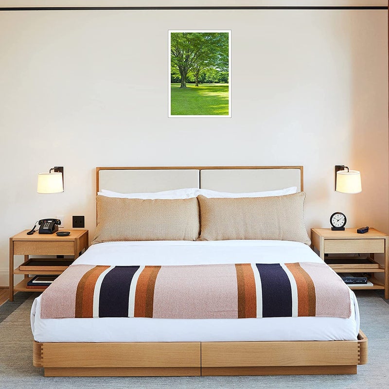 TREEMAISON Acrylic Lush Green Landscape- Vastu Remedy, Painting Without Frame- 12 X 18 - Image 3