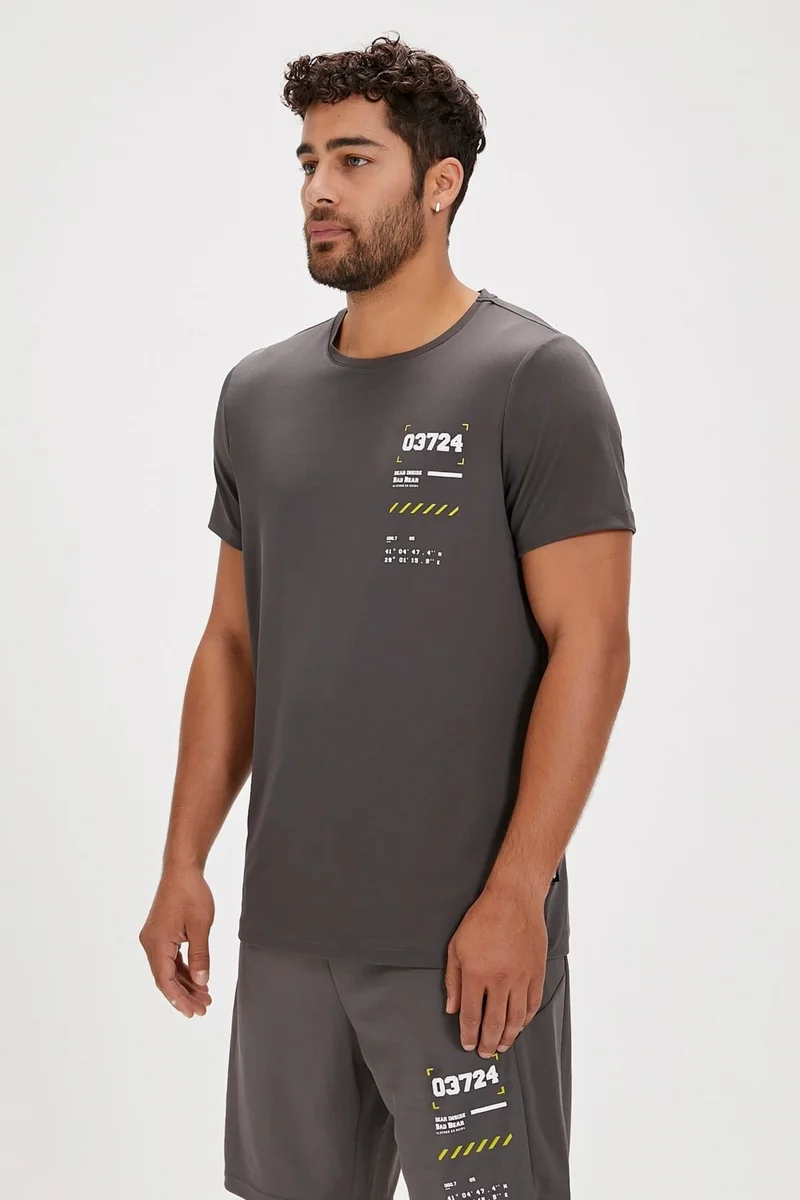 باد بير Jesse Asphalt Printed Men's T-Shirt