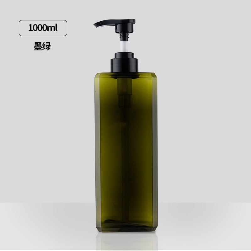 Press Shampoo Shower Gel Hand Sanitizer Empty Bottle Large Capacity Angular Bottle Lotion Bottle - Image 1