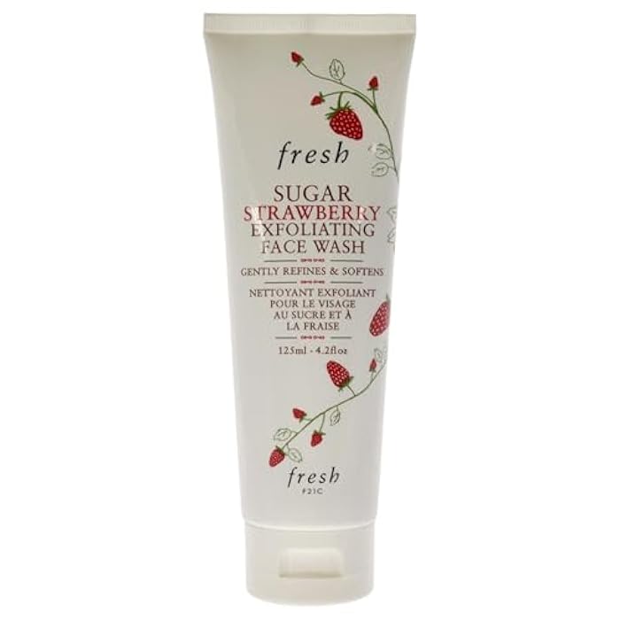 Fresh Sugar Strawberry Exfoliating Face Wash Cleanser Women 4.2 oz - Image 1