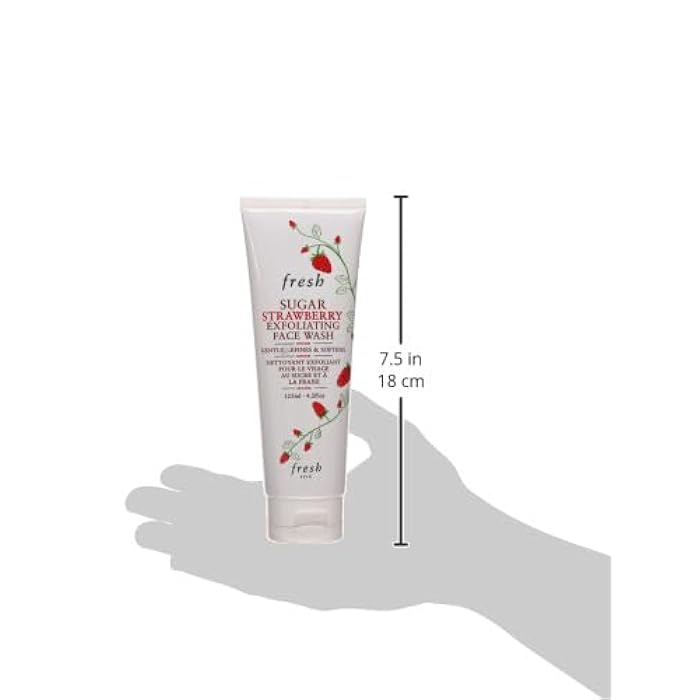 Fresh Sugar Strawberry Exfoliating Face Wash Cleanser Women 4.2 oz - Image 5