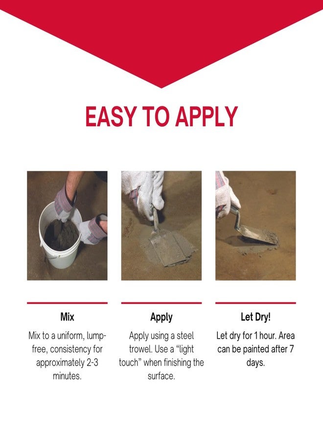 Akona Vinyl Cement Patch - Repair and Patch Concrete Surfaces, Fast-Drying, Ready-to-Use (10 Pound, 1) - Image 3