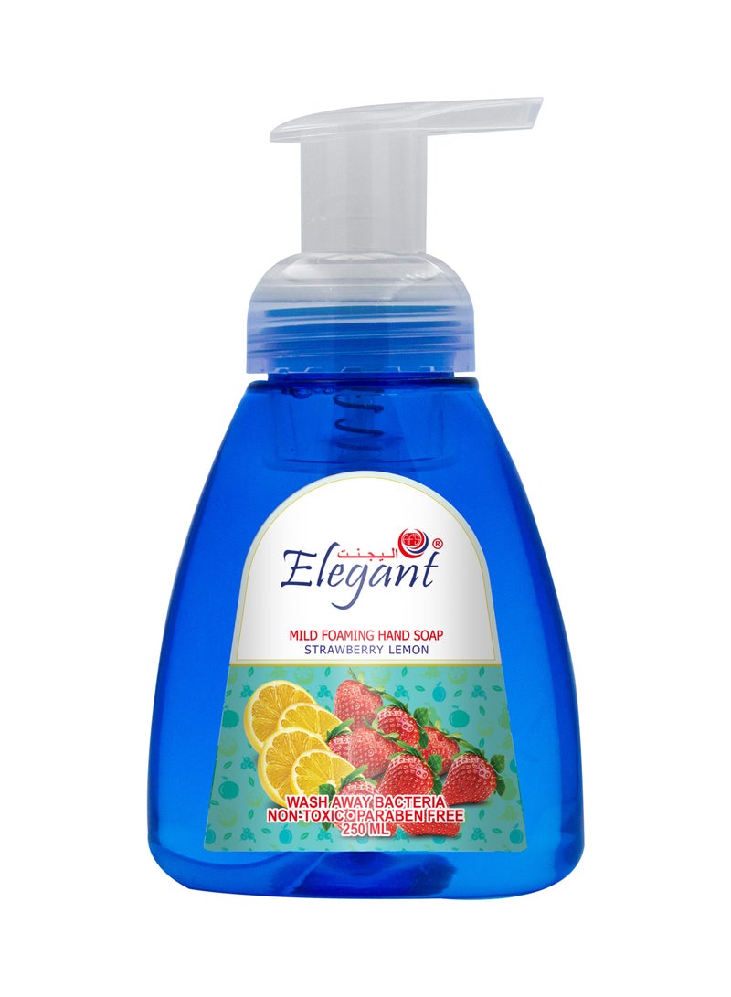 Elegant غسول يد رغوي بالفراولة والليمون 250 مل - Image 1