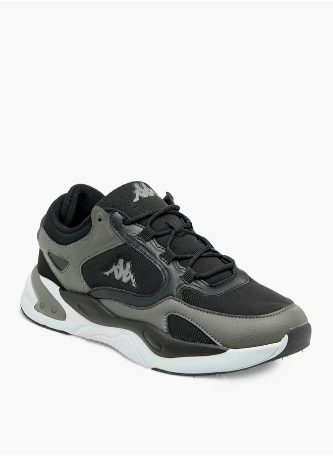 كابا Mens Panelled Lace-Up Sports Shoes