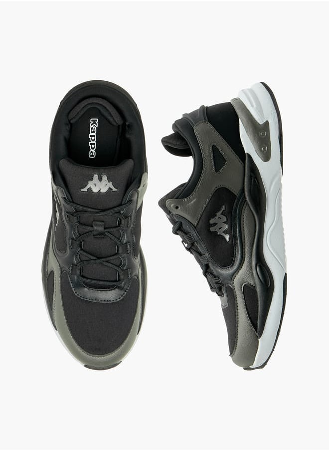 Kappa Mens Panelled Lace-Up Sports Shoes  - Image 2