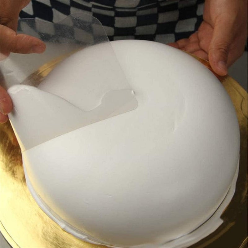 10 transparent cake cream scrapers, frosting, flexible, plastic, softer, for, pastry, cake decoration, kitchen, baking tool - Image 3