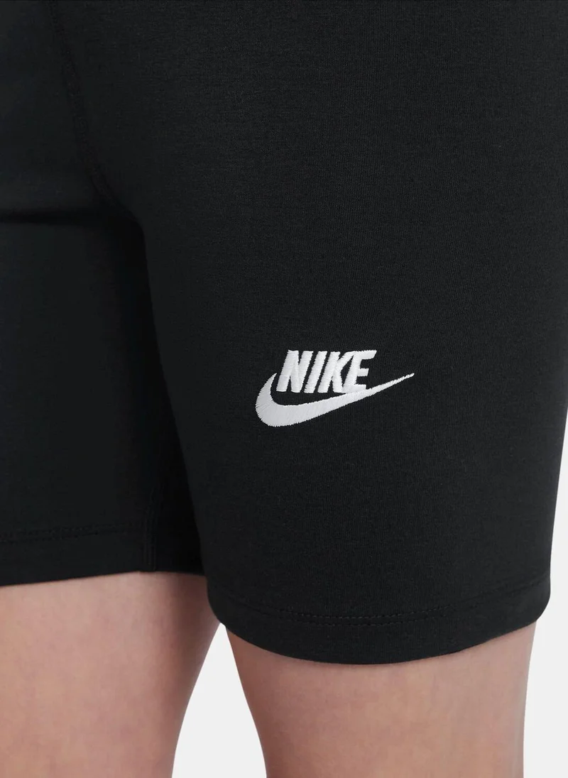 Nike Kids' Sportswear Classic High-Waisted Bike Shorts