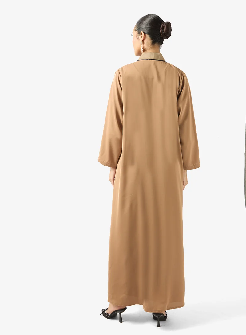 Khizana Floral Print Abaya & Sheila